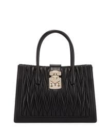 Miu Miu Confidential Medium Matelasse Tote Bag at Neiman Marcus